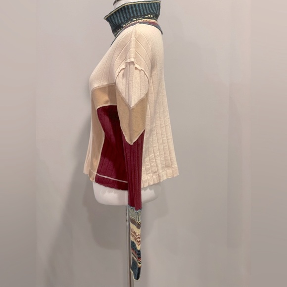 FREE PEOPLE Turtleneck Cropped Sweater - Picture 3 of 6